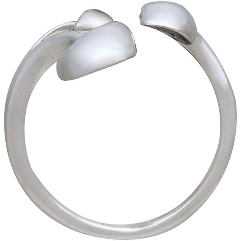 Sterling Silver Adjustable Three Mushroom Ring - Poppies Beads n' More