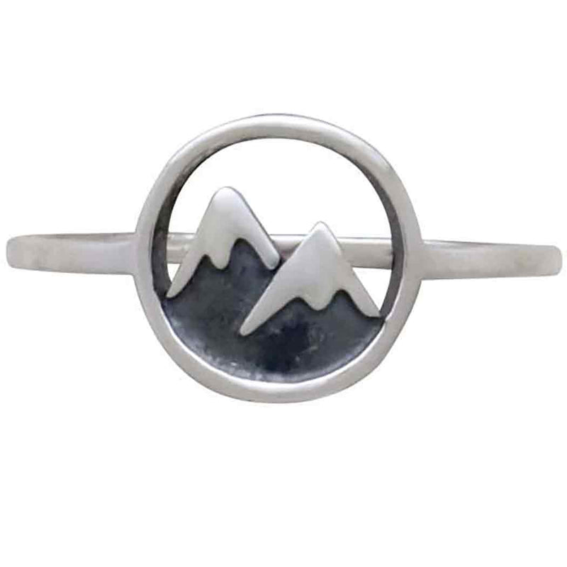 Sterling Silver Snow Capped Mountain Ring - Poppies Beads n' More