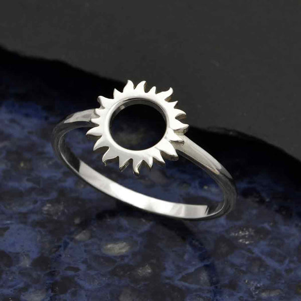 Sterling Silver Eclipse Ring - Poppies Beads n' More