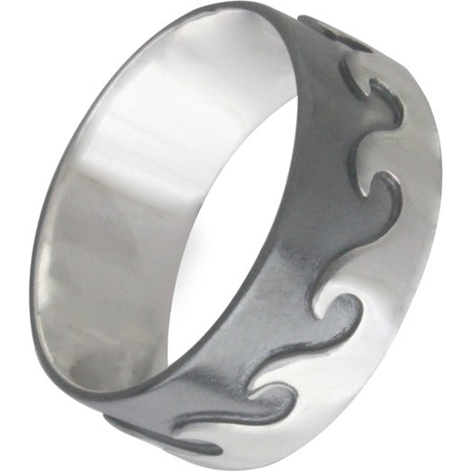 Sterling Silver Chunky Wave Ring - Poppies Beads n' More