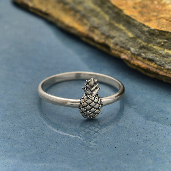 Sterling Silver Pineapple Ring - Poppies Beads n' More