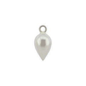 Pointed Teardrop Dangle Charm - Poppies Beads n' More