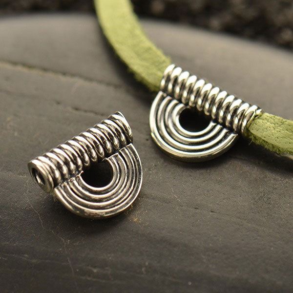 Sterling Silver Scallop Wire Bead - Poppies Beads n' More