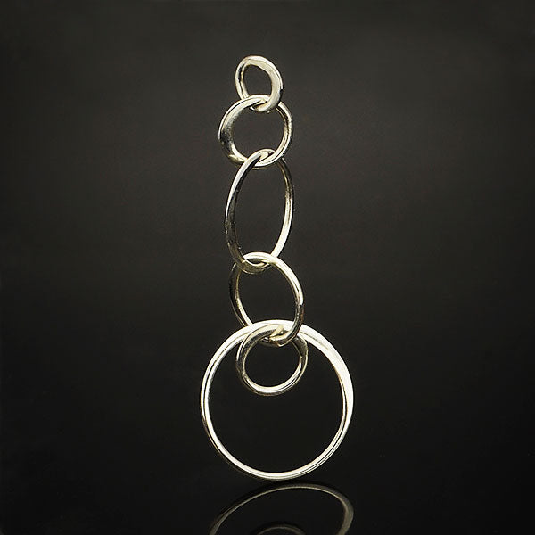 Sterling Silver Link with Six Circles - Poppies Beads n' More