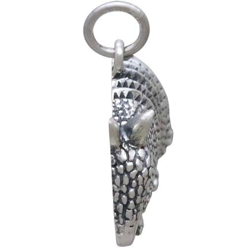 Sterling Silver Armadillo Charm - Poppies Beads n' More