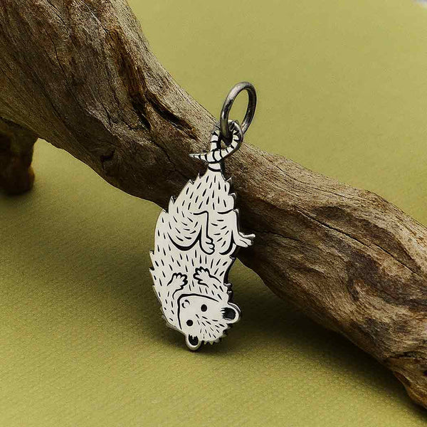 Sterling Silver Possum Charm - Poppies Beads n' More