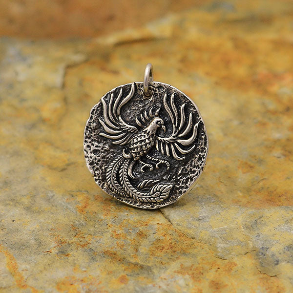 Fairytale Ice Fire Dragon Sterling Silver Bead Charm