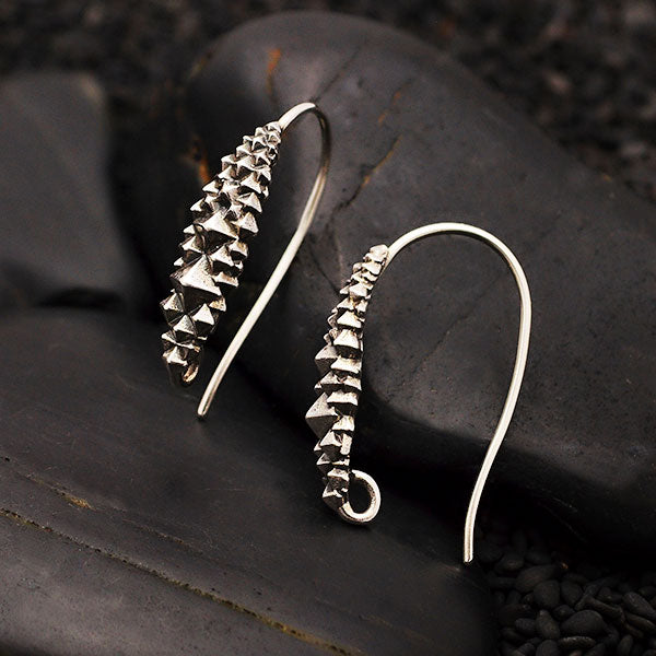 Sterling Silver Stud Cluster Earring Hooks - Poppies Beads n' More