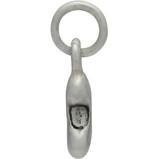 Sterling Silver Bean Charm - Food Charm - Tiny - Poppies Beads n' More