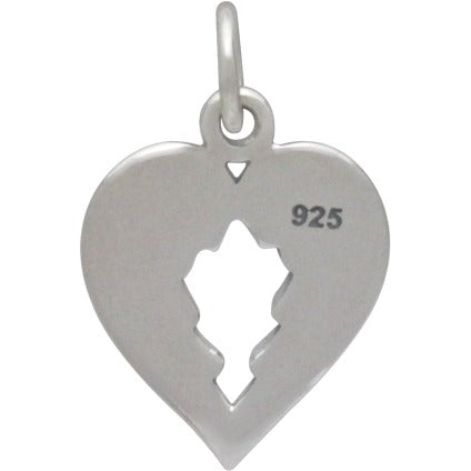 Sterling Silver Double Wing Charm, - Poppies Beads n' More
