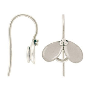 Ear Hook with Cupped Petal - Poppies Beads n' More