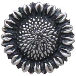Sterling Silver Sunflower Post Earrings - Poppies Beads n' More