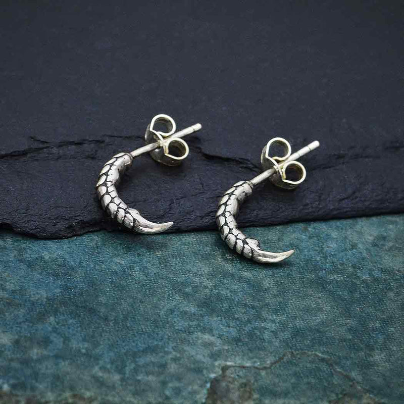 Sterling Silver Bird Claw Post Earring - Poppies Beads n' More