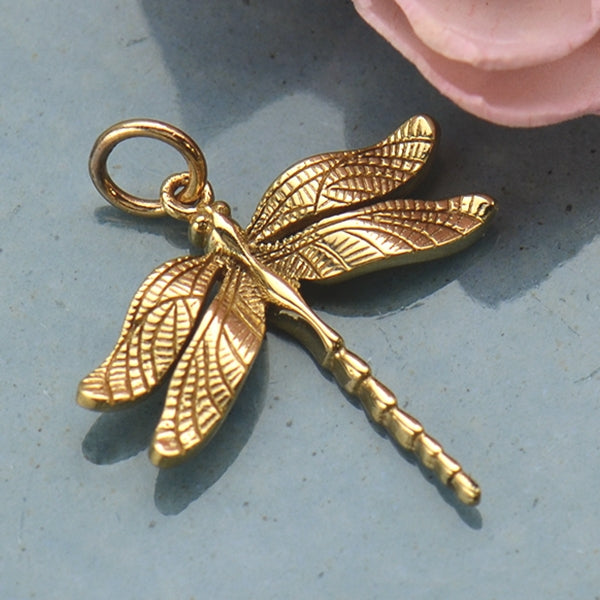 Realistic Dragonfly Charm - Poppies Beads n' More