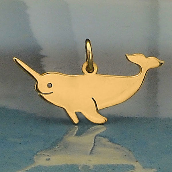 Narwhal Charm - Poppies Beads n' More
