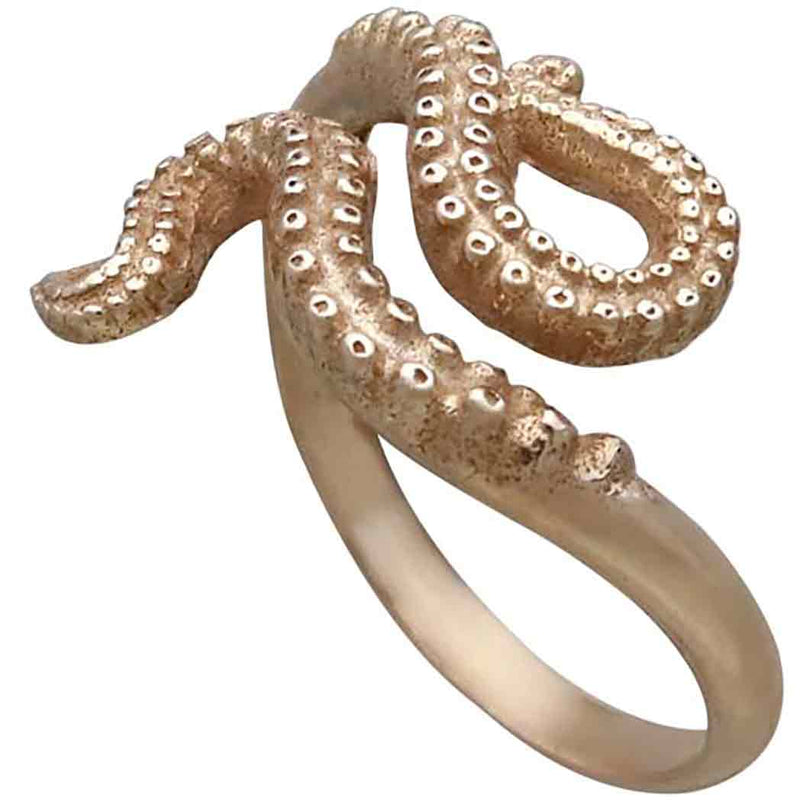 Octopus Tentacle Adjustable Ring - Poppies Beads n' More