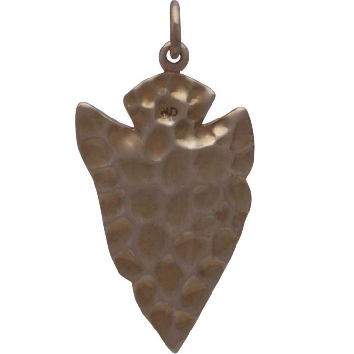 Bronze Arrowhead Pendant - Poppies Beads n' More
