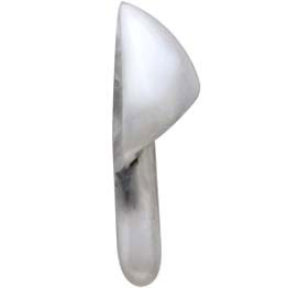 Sterling Silver Mushroom Solderable Charm - Poppies Beads n' More