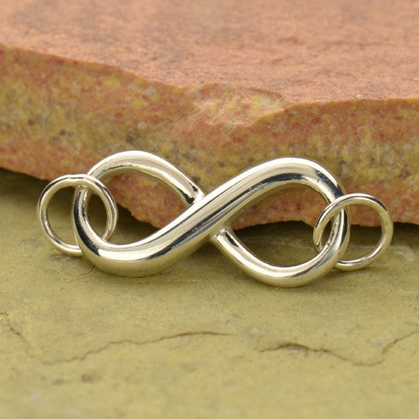 Infinity Link - Sterling Silver - Poppies Beads n' More