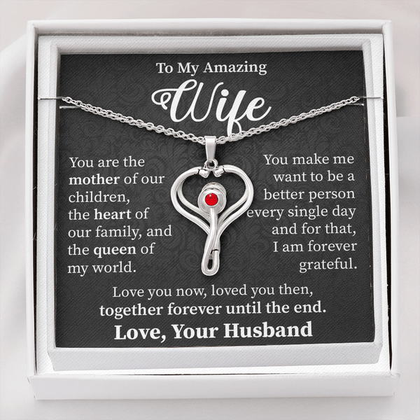 To My Amazing Wife Necklace