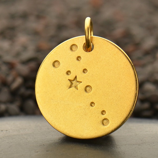 Zodiac Constellation Discs, - Poppies Beads n' More