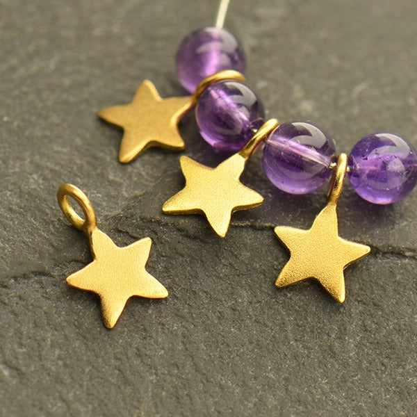 Tiny Star Dangle, - Poppies Beads n' More