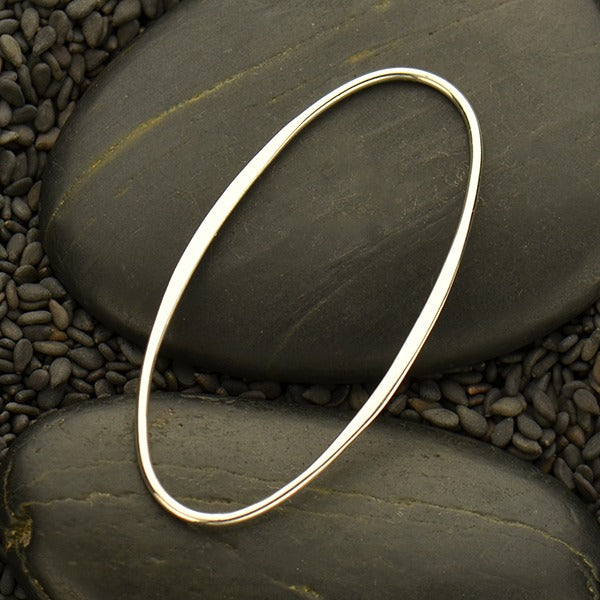 Sterling Silver Oval Link, - Poppies Beads n' More