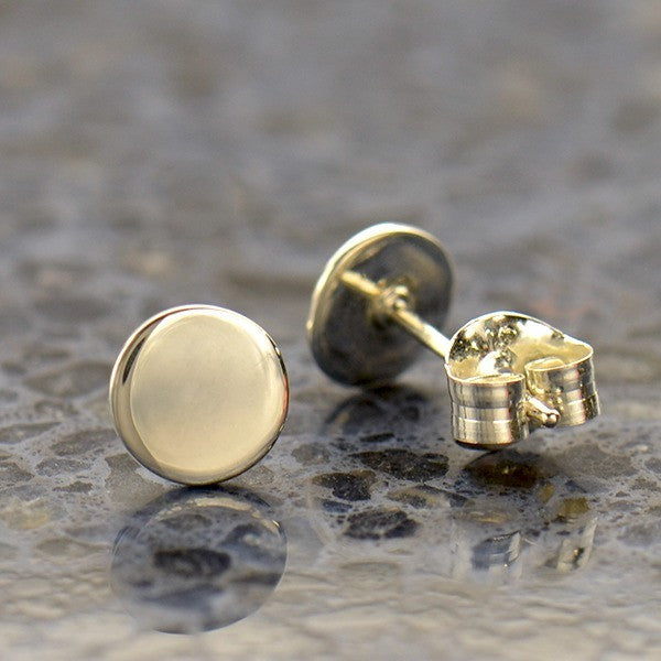Sterling Silver Dot Stud Earrings - Poppies Beads n' More